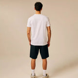 T-shirt ajusté en coton stretch Cevino - Blanc - SUN VALLEY HOMME