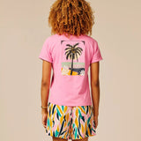 T-shirt basique dos imprimé Pancey - SUN VALLEY FEMME