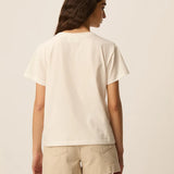 T-shirt en coton avec broderie crabe Ilie - Ecru - DES PETITS HAUTS