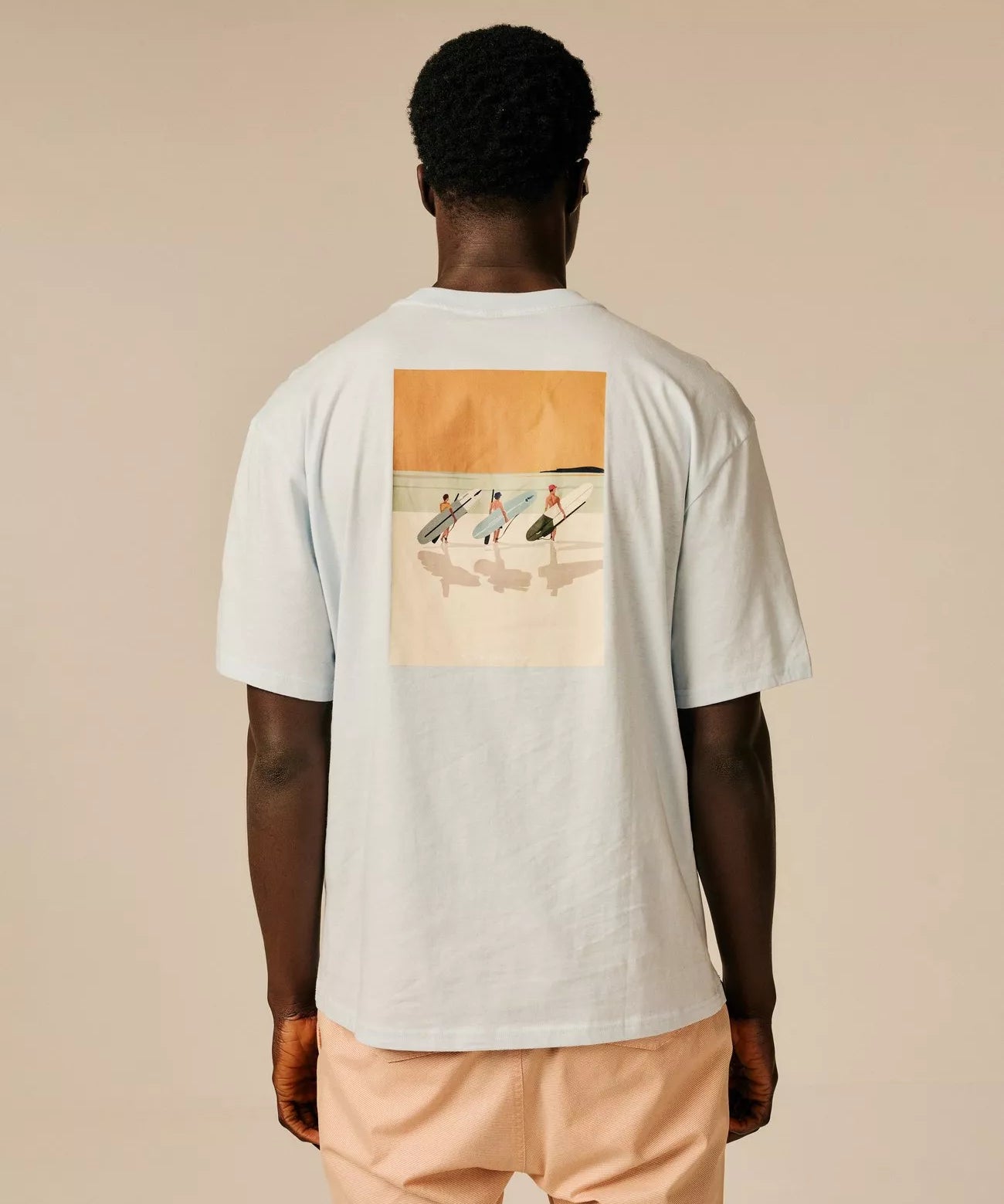 T-shirt en coton avec imprimé au dos Cuardol - SUN VALLEY HOMME