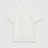 T-shirt en coton flammé avec broderie - Blanc cassé - IKKS MEN
