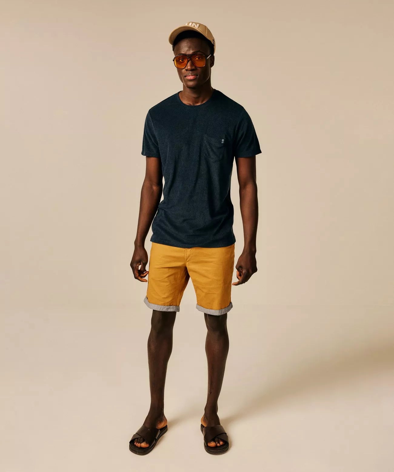 T-shirt éponge doux Cielda - Marine foncé - SUN VALLEY HOMME