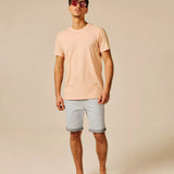 T-shirt stylé imprimé dos en pur coton Cranky - SUN VALLEY HOMME