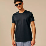 T-shirt uni été léger respirant Cabera - Marine foncé - SUN VALLEY HOMME