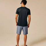 T-shirt uni été léger respirant Cabera - Marine foncé - SUN VALLEY HOMME