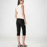 Top chic asymétrique drapé avec bijou épaule Wagner - GRACE & MILA