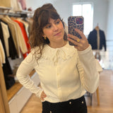 Top claudine Zea - Ecru - DES PETITS HAUTS