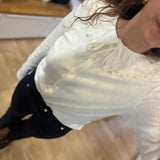 Top claudine Zea - Ecru - DES PETITS HAUTS