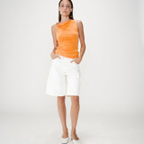 Top chic asymétrique drapé avec bijou épaule Wagner - GRACE & MILA