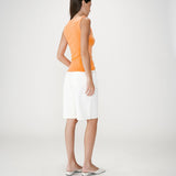 Top chic asymétrique drapé avec bijou épaule Wagner - GRACE & MILA