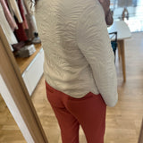 Veste courte matelassée à motifs Ypala - Beige clair - SUN VALLEY FEMME