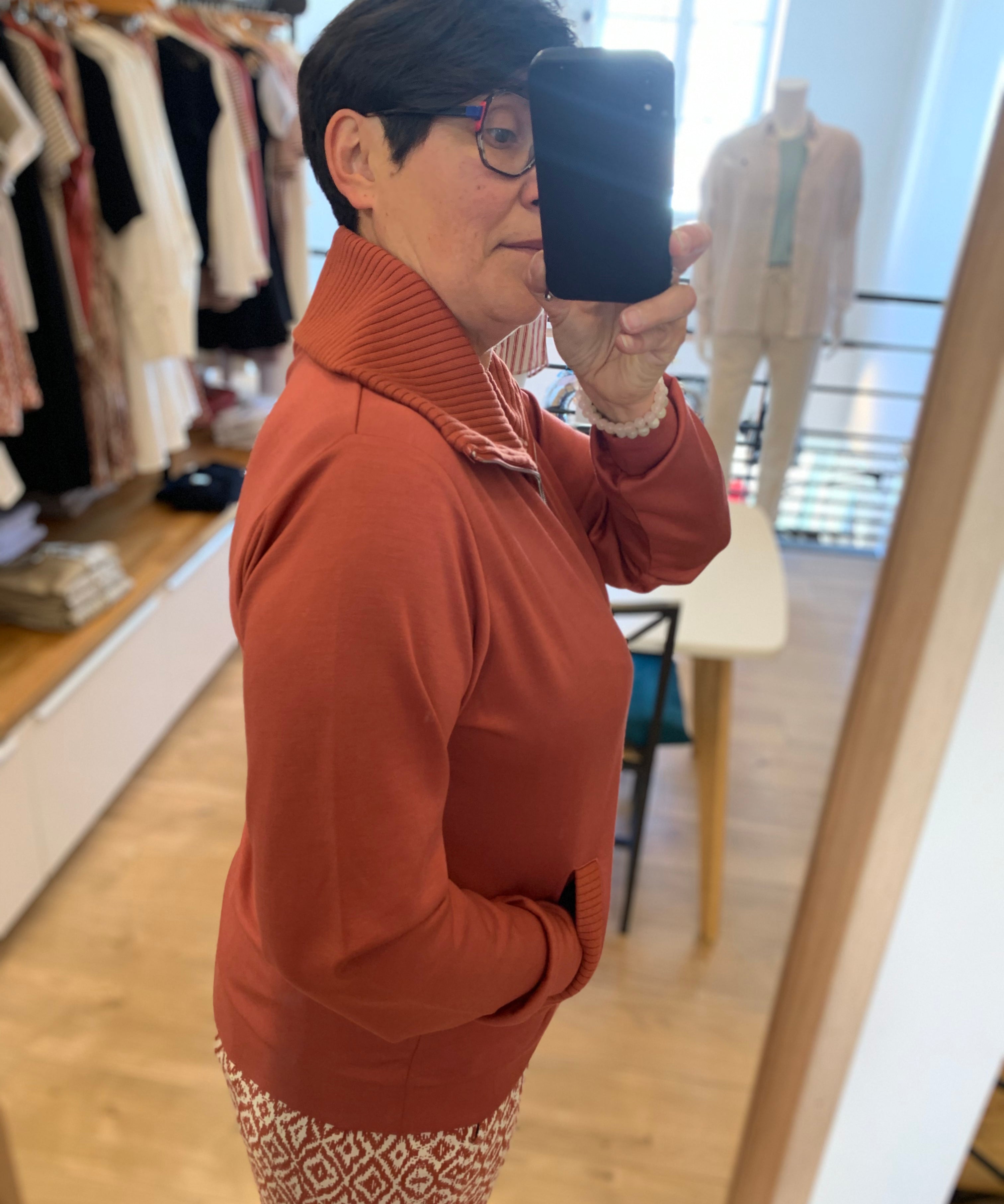 Veste zippée légère en molleton doux Datin - Argile - SUN VALLEY FEMME