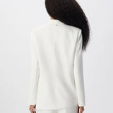 Veste de tailleur drapée pour cérémonie B340115 - Ecru - IKKS WOMEN