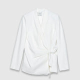 Veste de tailleur drapée pour cérémonie B340115 - Ecru - IKKS WOMEN