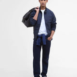 Veste légère Royston coupe harrington - Bleu marine classique - BARBOUR HOMME