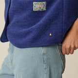 Veste sans manches en maille Gaelle - Indigo - DES PETITS HAUTS