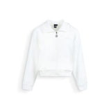 Sweat à capuche zippé Willo - Blanc cassé - NO NAME