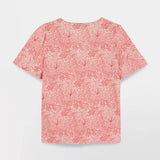 Chemise imprimée coraux marins Habbycha - Ecru - TBS FEMME