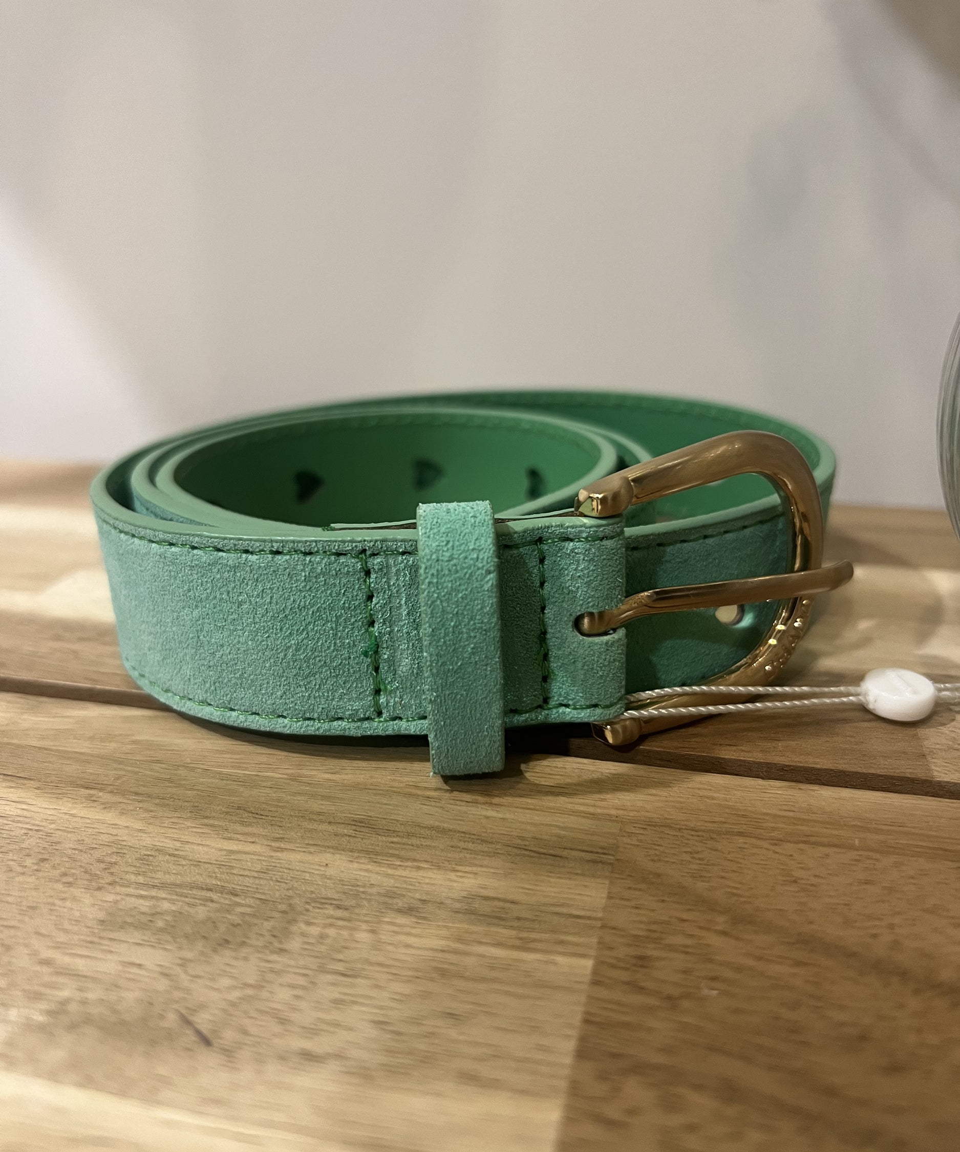 Ceinture cœur découpée - Vert - FABIENNE CHAPOT