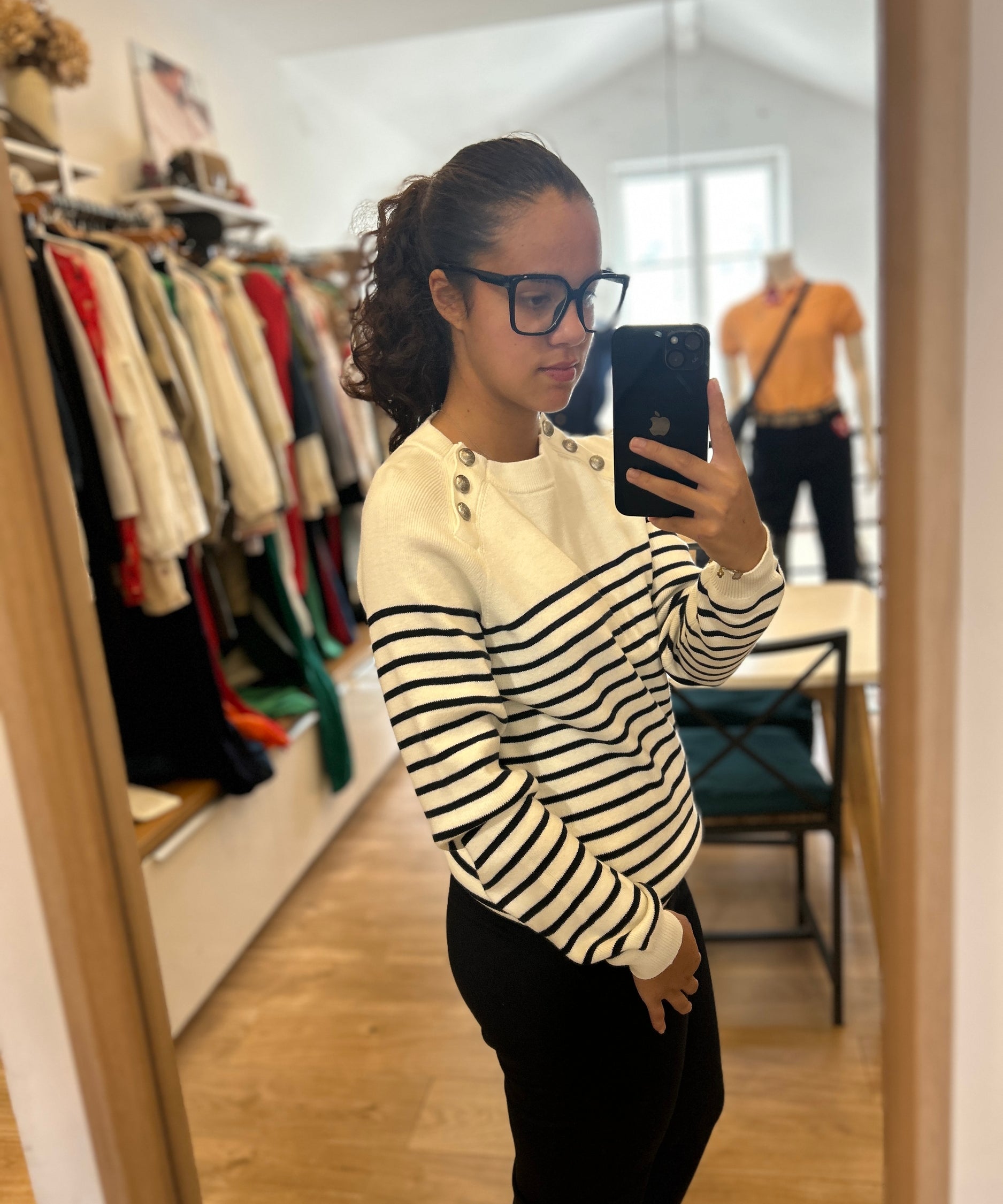 Pull marinière col rond - Marine - IKKS WOMEN