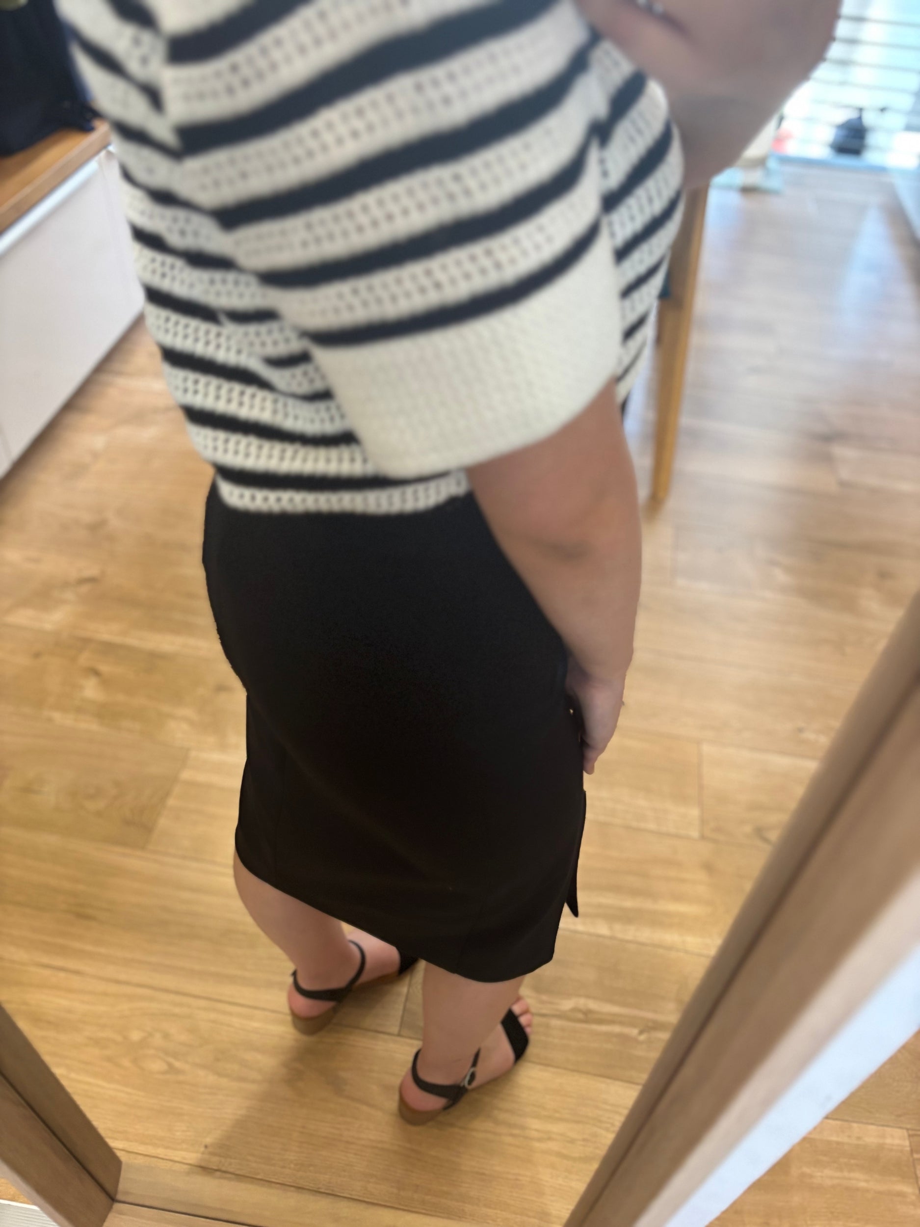 Jupe Crayon Noire Karen Millen Taille 12 - Longueur Genou - état Parfait