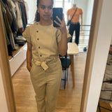 Combi pantalon asymétrique - Beige - IKKS WOMEN