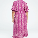 Robe portefeuille Channa - Magenta - FABIENNE CHAPOT