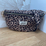 Amour Quilted Belt Bag - Leopard - Lora