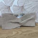 Bandeau en maille Saladin - Vanille - GRACE & MILA