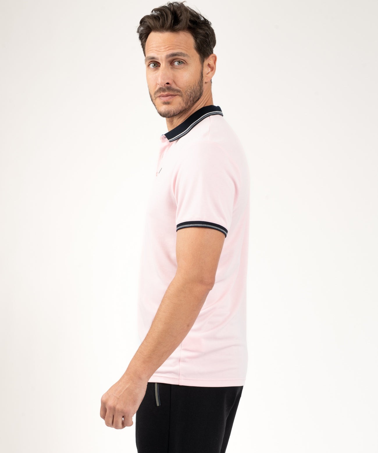 Polo Barika - Rose - Sun Valley homme