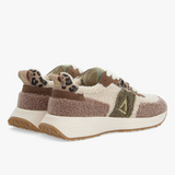 Baskets Moon Jogger W ARMISTICE Moka/Brun – vue arrière et profil