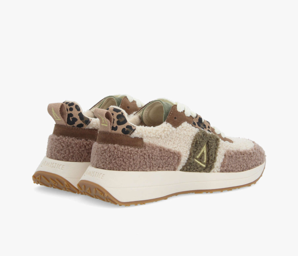 Baskets Moon Jogger W ARMISTICE Moka/Brun – vue arrière et profil