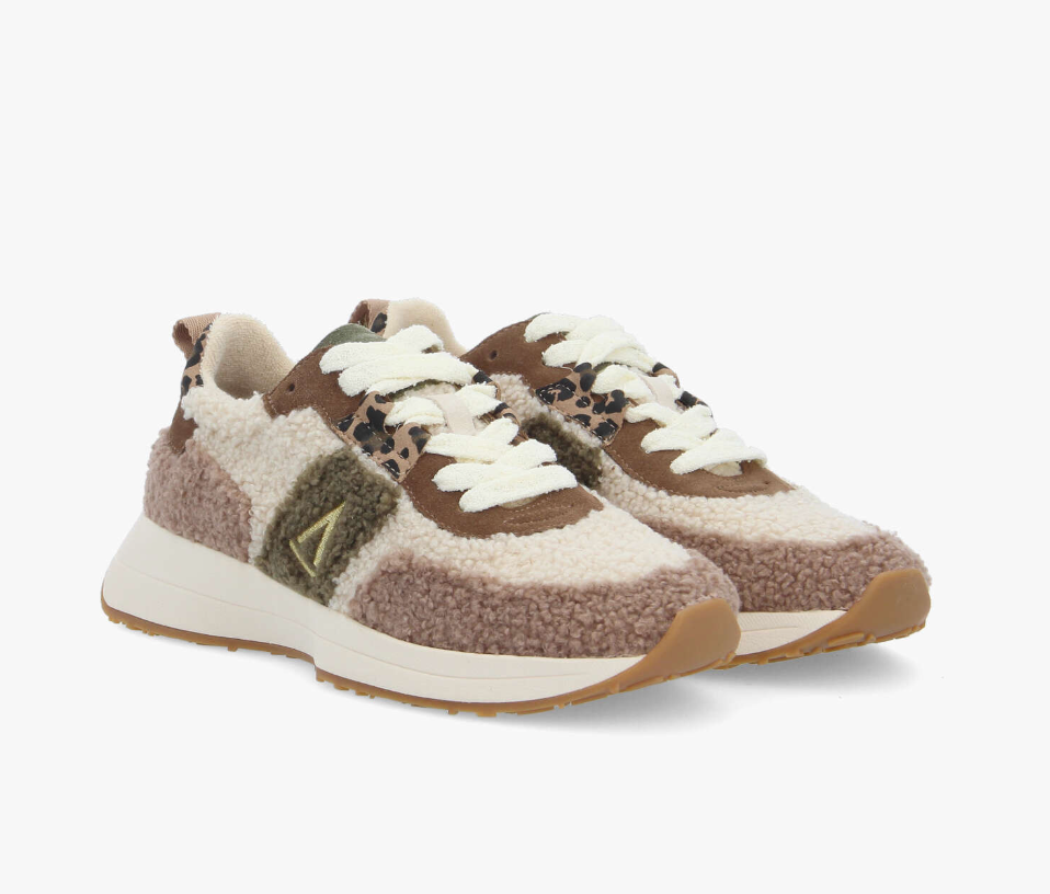 Baskets Moon Jogger W ARMISTICE Moka/Brun – vue trois-quarts avant