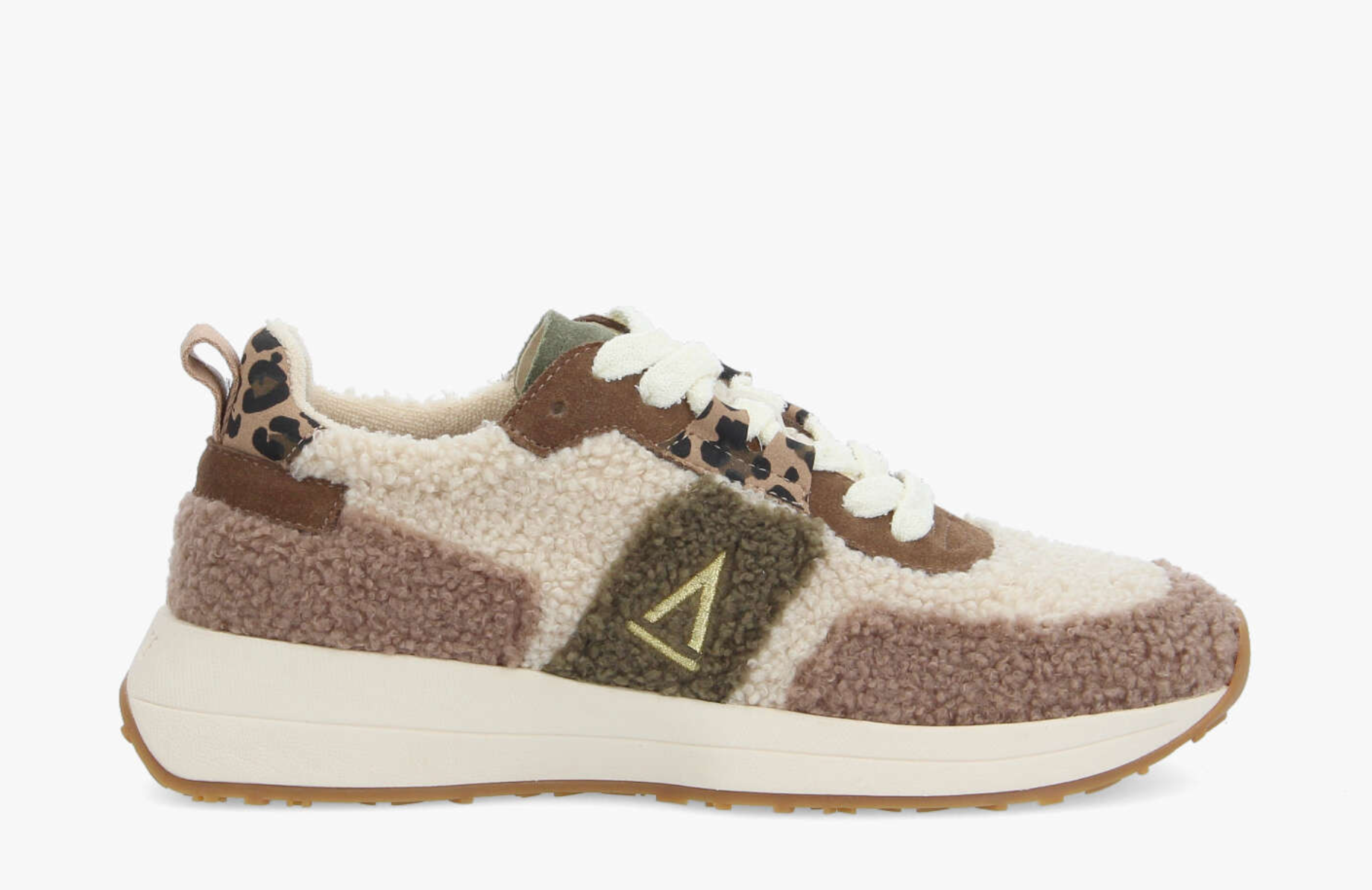 Basket Moon Jogger W ARMISTICE Moka/Brun – vue de profil