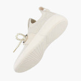 Baskets à grand œillets Volt one - Beige - ARMISTICE