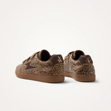 Baskets Aura Emblem VANESSA WU léopard – vue arrière et patch marron