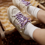 Baskets basses en coton Walnut - Blanches - FAGUO FEMME