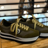 Flex Woodbine No Name Leather Platform Low-Top Sneakers