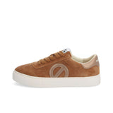 Baskets basses en cuir velours Arcade Toe - Marron - NO NAME