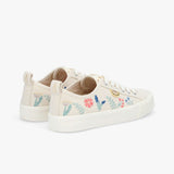 Baskets fleurs brodées Stomp - beige/multicolore - ARMISTICE