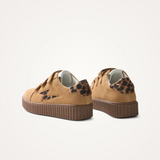 Baskets MAGGIE Originals VANESSA WU camel – vue arrière avec détails léopard