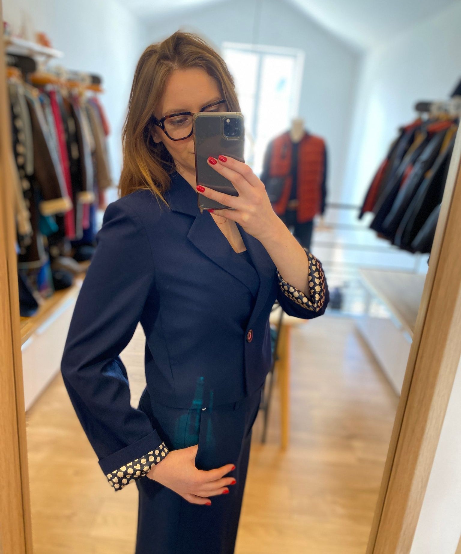 Blazer Nena - bleu foncé - FABIENNE CHAPOT