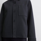 Blazer en jersey Scuba - Bleu nuit - MARC'O POLO Femme