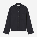 Blazer en jersey Scuba - Bleu nuit - MARC'O POLO Femme