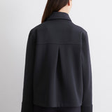 Blazer en jersey Scuba - Bleu nuit - MARC'O POLO Femme