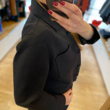 Blazer en jersey Scuba - Bleu nuit - MARC'O POLO Femme