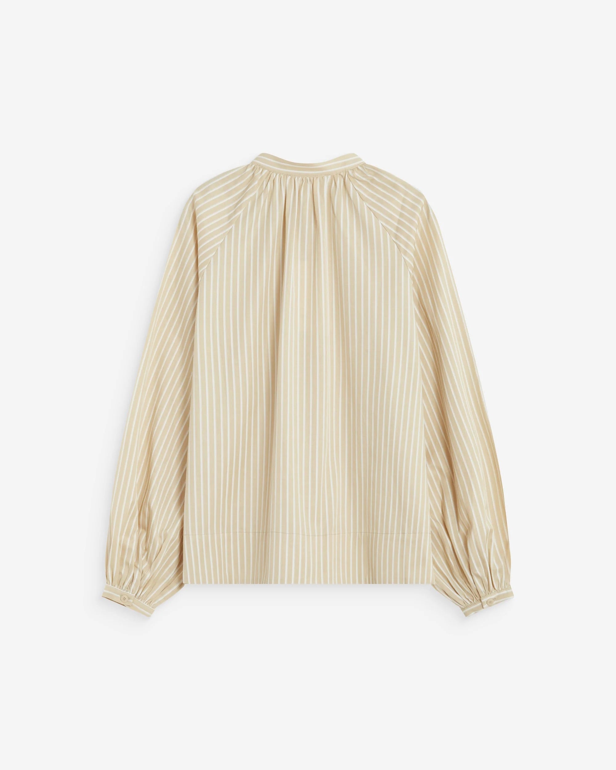 Blouse rayée ALBANE GRACE & MILA beige – vue produit de dos