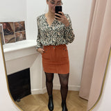 Blouse à motifs Amazone - Ecru- LOLA ESPELETA