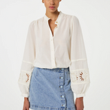 Blouse Joplin - Blanc Cosy - FABIENNE CHAPOT