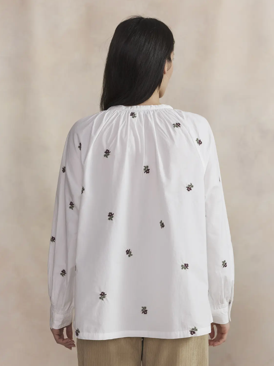 Blouse LAMEAMIS TBS blanche – portée de dos